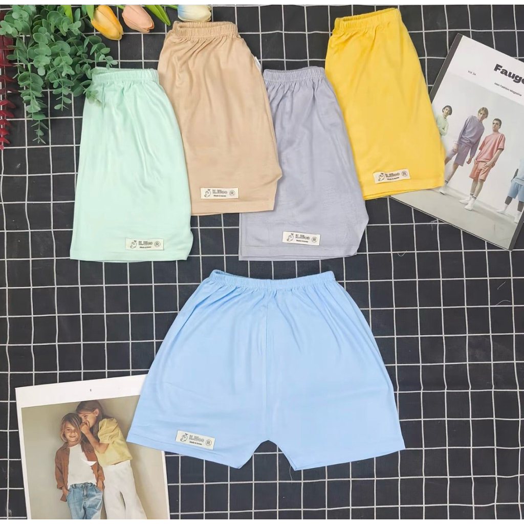 Combo 10 quần đùi Mác Kwoo mềm mịn thấm hút mồ hôi cho bé từ 3-18kg, quần đùi chục thun lạnh
