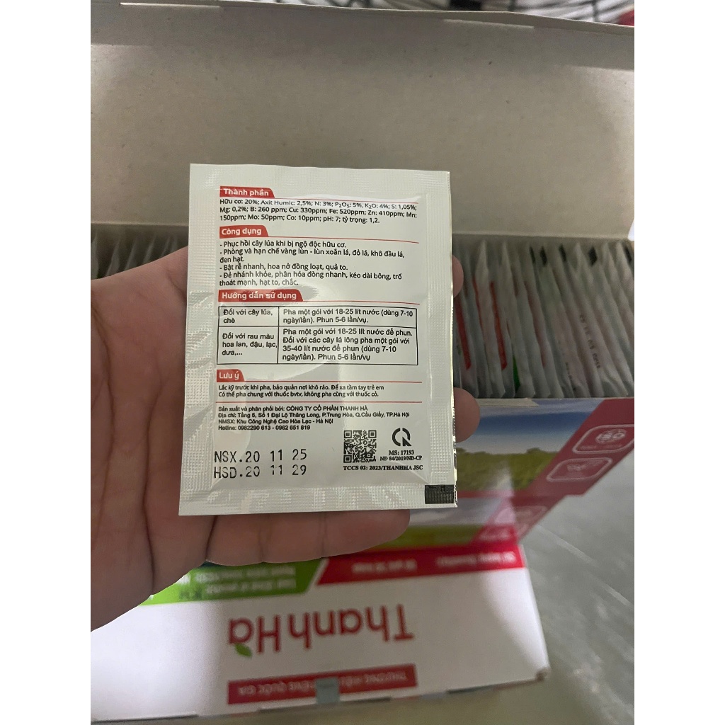 💥 PHÂN BÓN LÁ HỮU CƠ THANH HÀ KH 20%HC – GIẢI PHÁP TĂNG TRƯỞNG & BẢO VỆ CÂY TRỒNG TOÀN DIỆN 💥