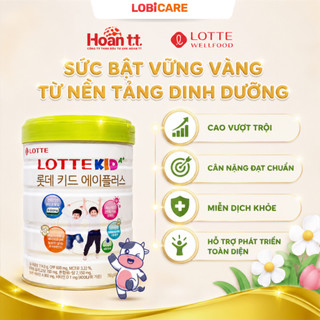 [COMBO] Sữa Bò Lotte Kid A+ Chính Hãng Lon 760G [ DATE T1/2028 ] – Giúp Bé Tăng Chiều Cao và Hấp Thu Dinh Dưỡng Tốt Hơn