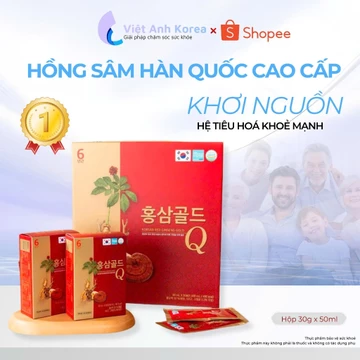Hồng sâm Hàn Quốc cao cấp dạng gói tiện lợi, hồng sâm 6 năm tuổi dễ uống quà tặng cao cấp