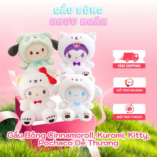 Gấu Bông Cinnamoroll, Kuromi, Kitty, Pochaco, Lena Dễ Thương, Thú Nhồi Bông Đáng Yêu, Quà Tặng & Trang Trí Đáng Yêu