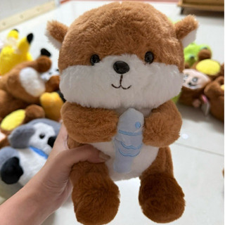 Gấu Bông Rái Cá Ôm Cá Xanh Dễ Thương Cho Trẻ Em, Thú Nhồi Bông Quà Tặng & Trang Trí Đáng Yêu