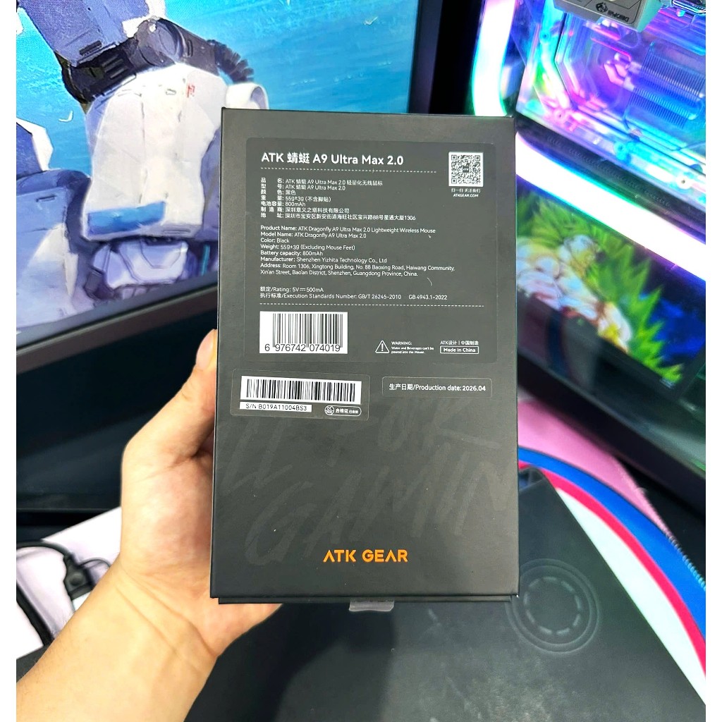 Chuột ATK Dragonfly A9 Ultramax 2.0 (Kèm sẵn receiver 8K) , giá rẻ nhất thị trường | BigBuy360 - bigbuy360.vn