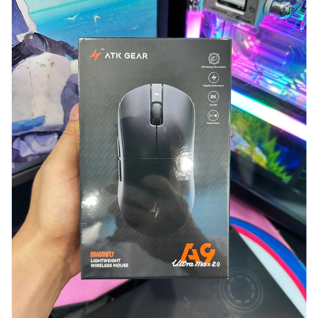 Chuột ATK Dragonfly A9 Ultramax 2.0 (Kèm sẵn receiver 8K) , giá rẻ nhất thị trường | BigBuy360 - bigbuy360.vn