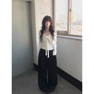 𝑪𝒉𝒐𝒄𝒐•Set Áo Cardigan Kèm Áo Hai Dây Phối Nơ