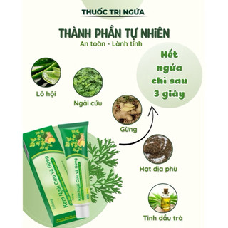 Kem Gừng Ngải Cứu Làm Dịu Da, Hỗ Trợ Giảm Ngứa Da Khô Kích Ứng, Dưỡng Ẩm Và Chăm Sóc Da Toàn Thân