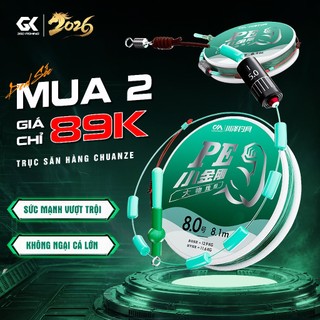 Trục Câu Đài Săn Hàng Chuan-ze Siêu Sức Mạnh Dây Câu Cá Buộc Sẵn Cao Cấp Tải Cá Lớn