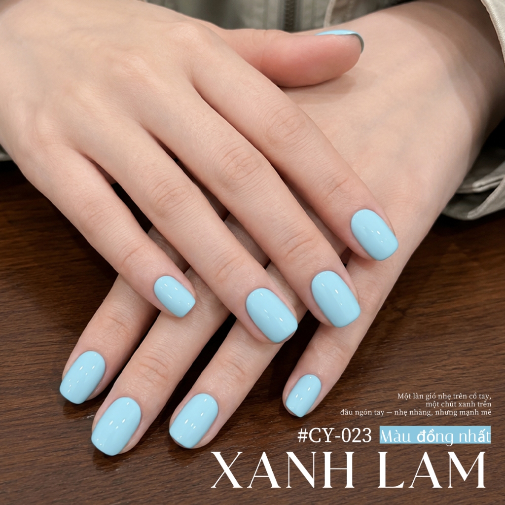 XEIJAYI 40ml - Sơn móng tay dạng gel màu xanh nhạt dung tích lớn, thích hợp cho các tiệm nail và các dự án DIY.