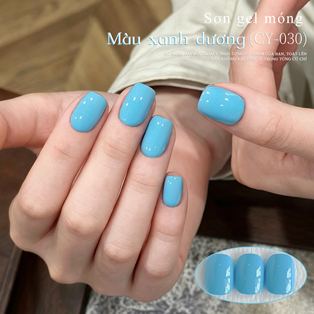 XEIJAYI 40ml - Sơn móng tay dạng gel màu xanh dương đại dương, thích hợp cho các tiệm làm móng và sử dụng tại nhà.