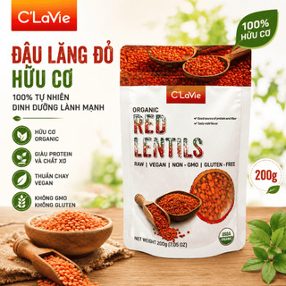 Đậu lăng đỏ hữu cơ C’LaVie 200g