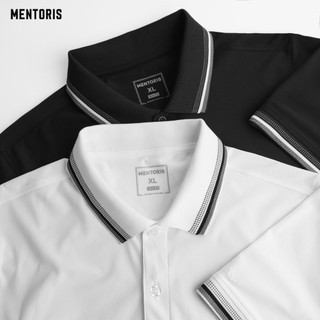 Áo Polo Nam MENTORIS Vải Cotton Mềm Mại, Thiết Kế Đơn Giản,Phiên Bản Giới Hạn, Form Gọn Người MPL34