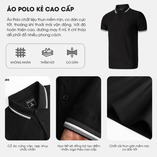 Áo Polo Nam MENTORIS Vải Cotton Cao Cấp, Form Tôn Dáng,Thiết Kế Trẻ Trung MPL34