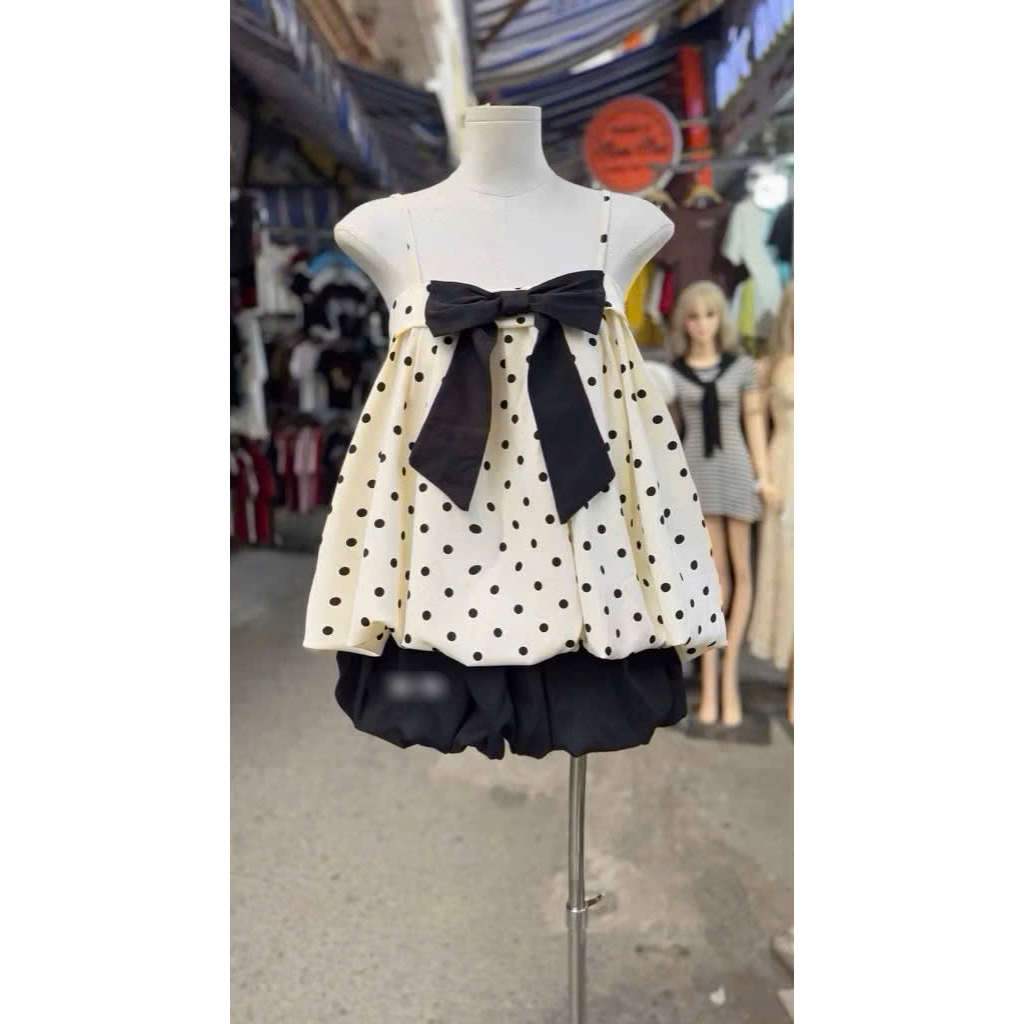 Áo 2 DÂY NƠ NHÚN BÍ XOÈ 2 lỚP