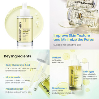 Nước thần / Tinh chất keo ong CNP Propolis Treatment/Rescue Ampule Essence