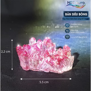 Tinh Thể Kim Tuyến Đỏ Hồng Ánh Sao