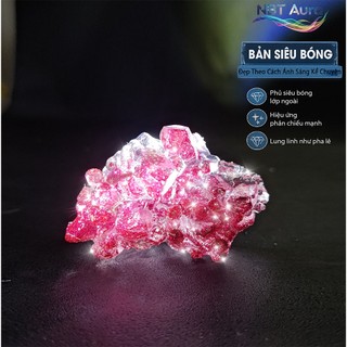 Tinh Thể Kim Tuyến Đỏ Hồng Ánh Sao