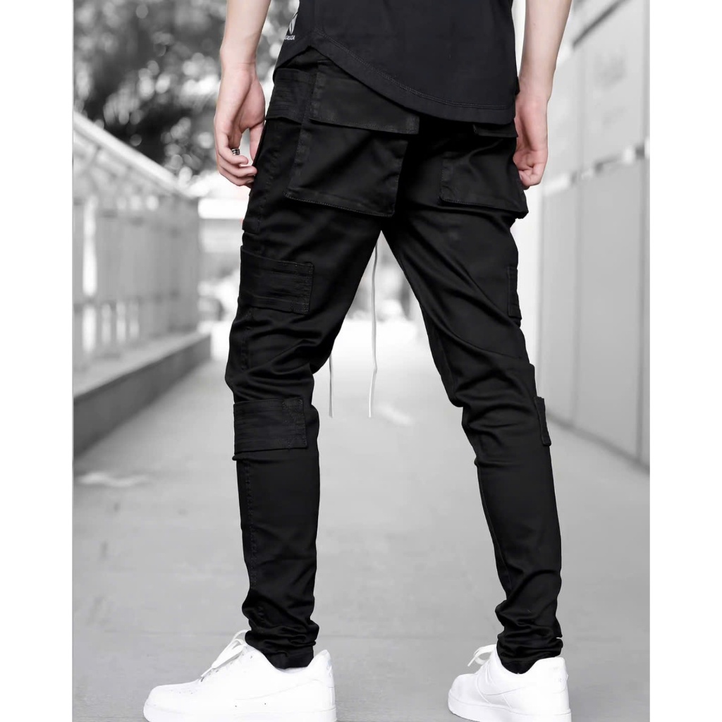 Quần Jogger 04 Nam Nữ Túi Viền Dây Vàng Dài Form Ôm Chất Vải Nỉ Umi Dày Dặn Thoáng Mát 04