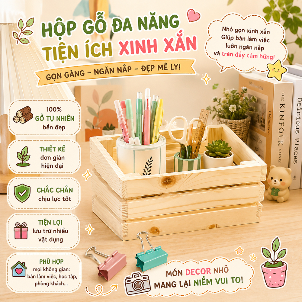 Pallet gỗ mộc tự nhiên dùng decor khách sạn, homestay, cafe nhà hàng. Pallet hộp gỗ trong trí chụp ảnh