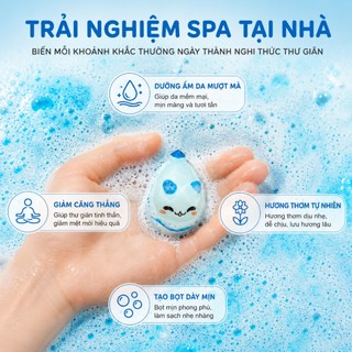 Bom tắm tạo bọt cho bé kèm đồ chơi bí mật mô hình động vật viên sủi thơm thư giãn khi tắm
