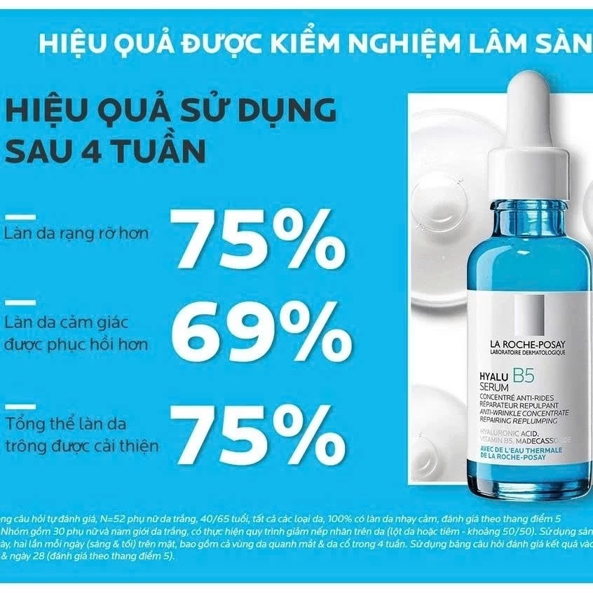 Serum Dưỡng Chất chuyên sâu giúp hỗ trợ quá trình tái tạo da La Roche-Posay HYALU B5 10ml