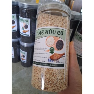 500gr Mè trắng hữu cơ rang củi, Mè trắng sống, Mè rang sẵn