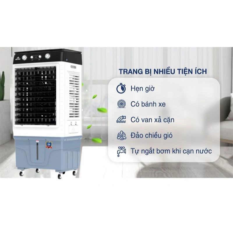 [Chính Hãng - Mới 100%] Quạt Điều Hòa Hòa Phát HPCF-053NB 35L - 100W Làm Mát Hiệu Quả BH 12 Tháng