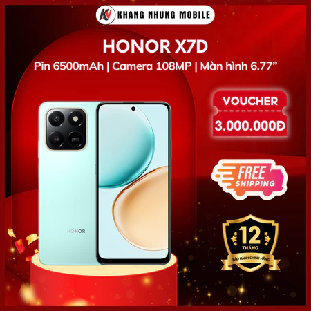 Điện thoại Honor X7D - (8/256GB) - Hàng Chính Hãng - Khang Nhung Mobile