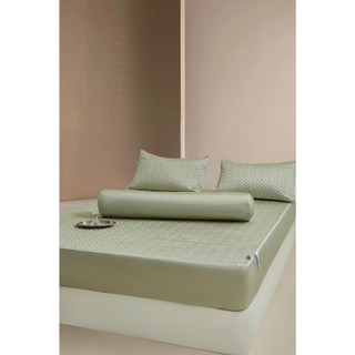 Bộ 4 món ga gối lụa băng MARK SIGNATURE M2T BEDDING - gồm 1 ga giường, 2 vỏ gối nằm, 1 vỏ gối ôm, mềm mại, mịn màng