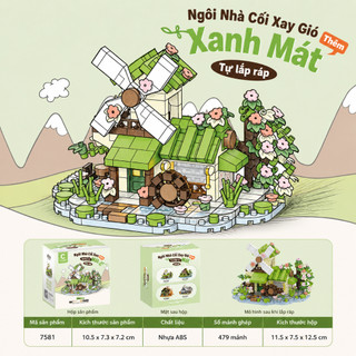 🌿 Bộ lắp ráp nhà gỗ mini 4 mùa- DIY mô hình phong cảnh 4 mùa thư giãn và trang trí nhà cửa siêu xinh