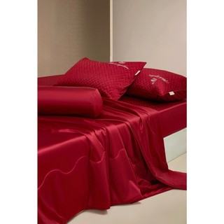 Bộ chăn ga gối lụa băng MARK SIGNATURE M2T BEDDING - gồm 1 ga giường, 2 vỏ gối nằm, 1 vỏ gối ôm và 1 chăn hè chần bông