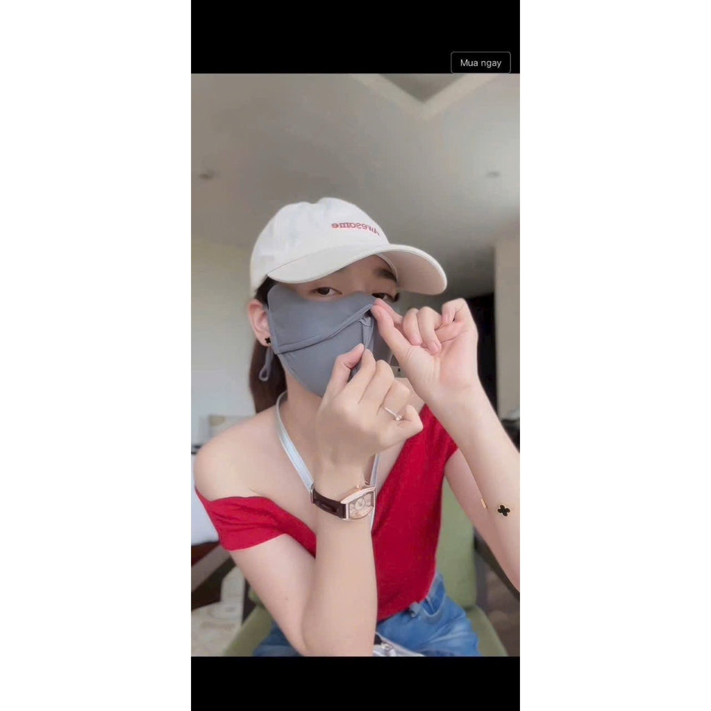 khẩu trang làm mát chống tia UV xuất dư