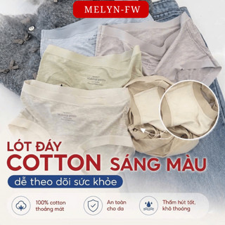 Combo 3 quần lót nữ cotton muối tiêu MELYN-FW quần lót chữ cạp màu pastel freesize (50-68kg) QL994