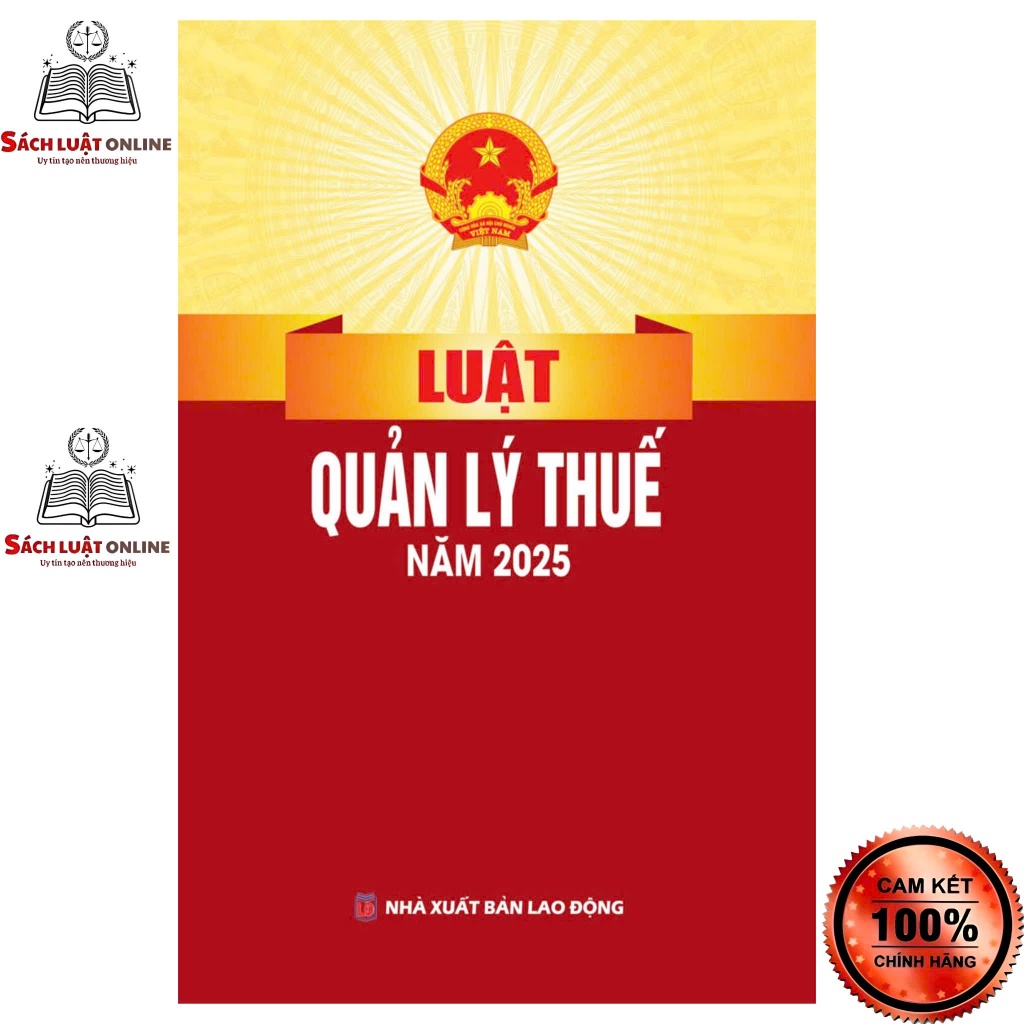 Sách - Luật quản lý thuế năm 2025 (NXB Lao động)