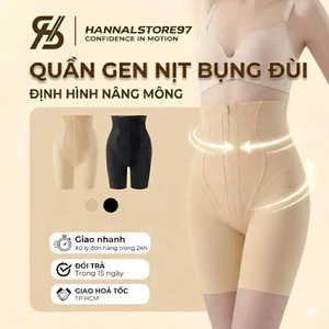Quần Gen Khóa Kéo Dáng Đùi – Đai Nịt Bụng Giảm Eo Định Hình Bigsize - Hannal Store 97 -KK01