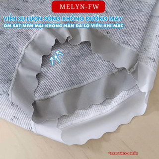 Combo 3 quần lót nữ cotton đáy kháng khuẩn MELYN-FW quần lót cao cấp co giãn chip nữ cạp vừa , FREE SIZE 50-65KG D98