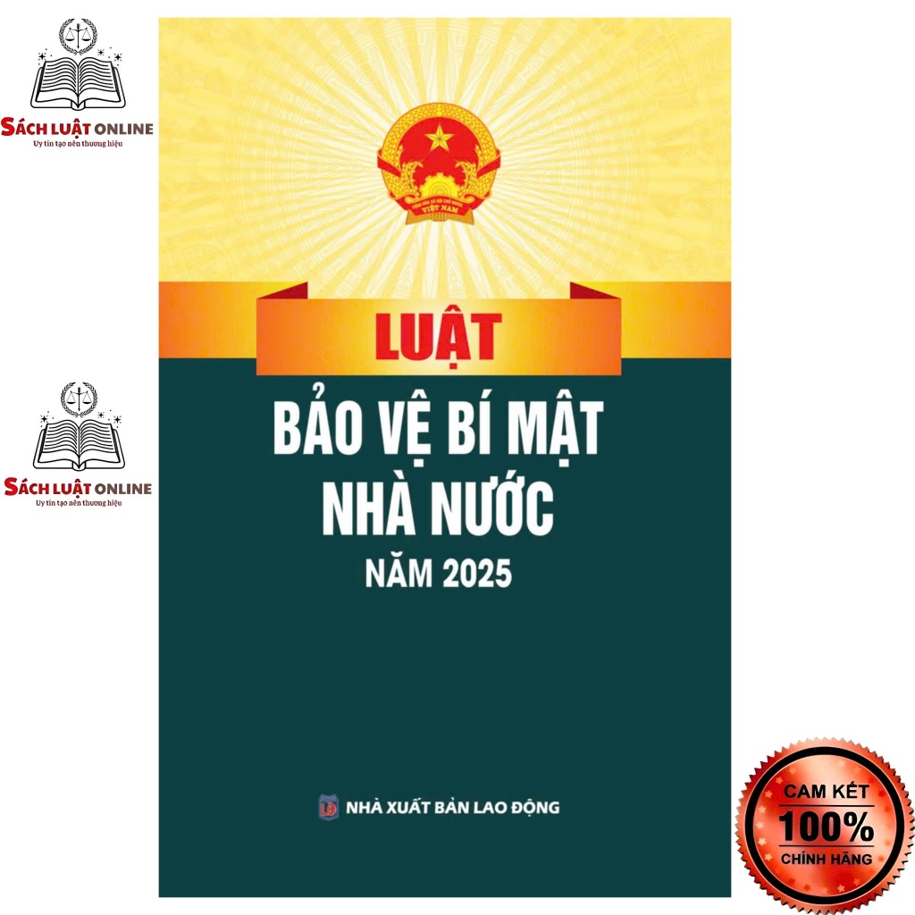 Sách - Luật bảo vệ bí mật nhà nước năm 2025 (NXB Lao động)