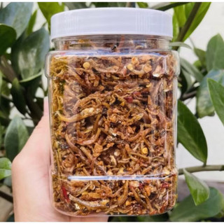 Cá Cơm Rim Tỏi Ớt Nha Trang 500-300gr – Đặc Sản Khô Ăn Liền, Không Chất Bảo Quản