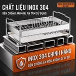 GÍA ĐỂ BÁT ĐĨA THÉP KHÔNG GỈ INOX 304 SANG TRỌNG , SẠCH SẼ , BỀN BỈ . 1tầng- 2 tầng và 3 tầng — ảnh 8