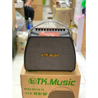 Loa Karaoke Sách Tay TK - T18 NEW Công Xuất 250W Cao Cấp, 2 Micro Không Dây, Âm Thanh Hiện Đại, Bass Êm Âm Thanh Cực Hay