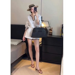 𝗟𝗲 𝗟𝗶𝗻𝗲𝗻 1-|LY LINEN| Set Linen tay dài chạy viền