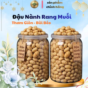 Đậu nành rang muối organic ngon giòn tốt cho sức khoẻ giá sỉ chất lượng tốt túi 250g 500g 1kg