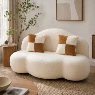 Sofa mây LoaLoaHome đa dạng kích thước chất liệu tặng kèm 2 gối vuông, tiện lợi xinh xắn, thích hợp decor phòng nhỏ