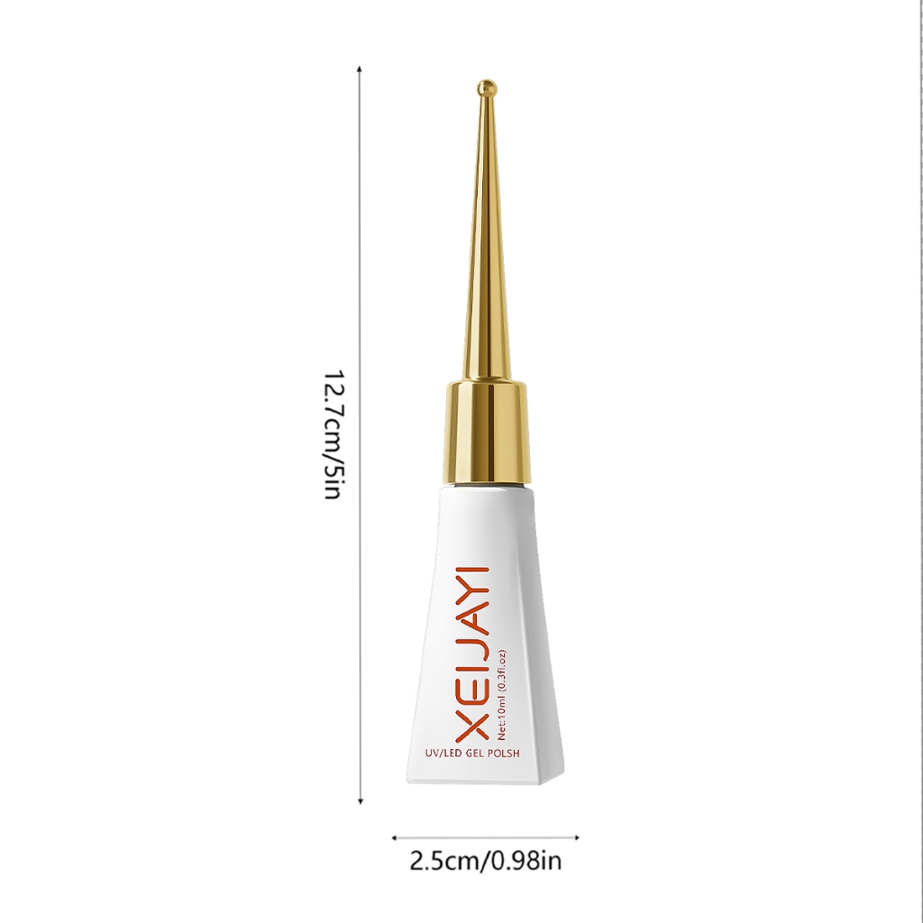 XEIJAYI 10ml -Sơn gel móng tay mắt mèo màu hồng hoa anh đào siêu bóng, độ bóng lâu trôi, hoàn hảo cho việc tự làm.