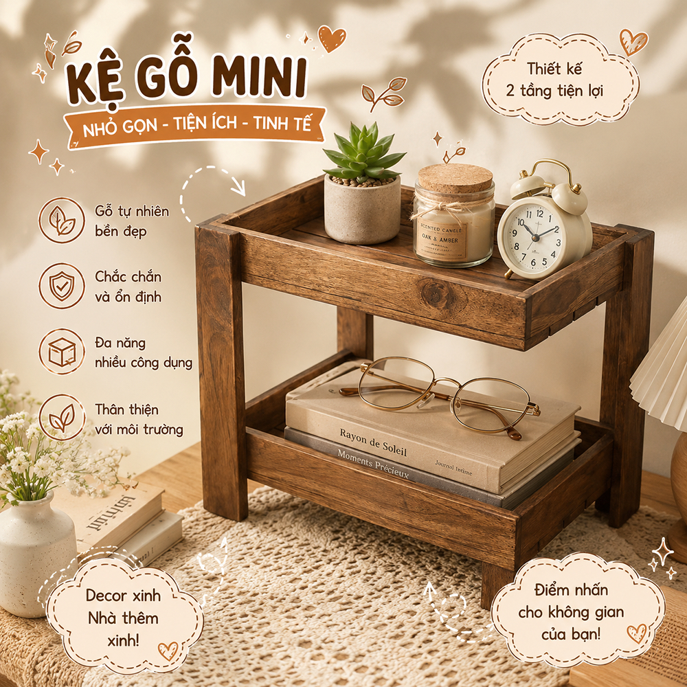 Kệ 2 tầng để đồ nhà tắm, mỹ phẩm nhà bếp rau quả đa năng