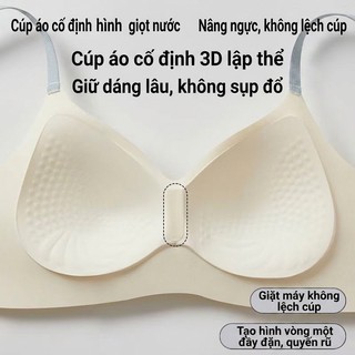 Áo Lót Không Đường May Hoa Nhí Thanh Lịch - Nâng Ngực Tập Trung Cho Ngực Nhỏ, Chống Xệ & Thu Gọn Mỡ Nách, Mỏng Nhẹ Mùa