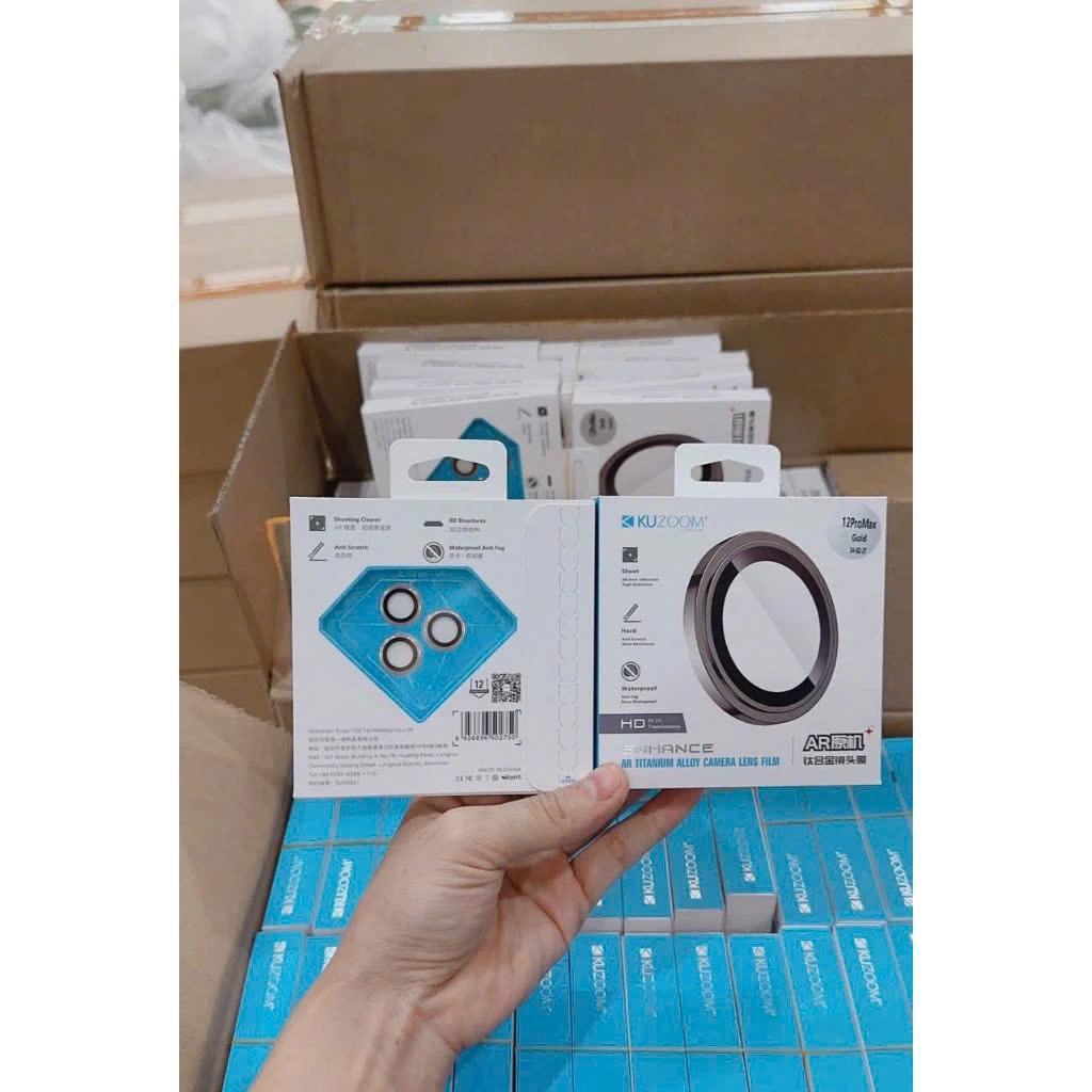 Lens Bảo Vệ Ống Camera Có Khung Trợ Dán Chính Hãng KUZOOM Dùng Cho IP-Viền Nhôm,Mặt Cường Lực | BigBuy360 - bigbuy360.vn