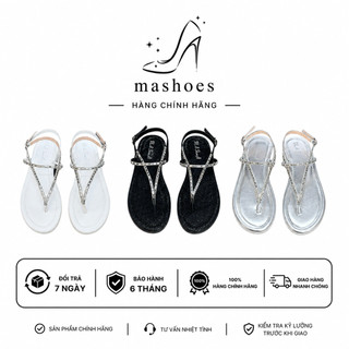 Sandal Kẹp Nữ 1 Dây Đính Xoàn MA Shoes D4715 – Dép Nữ Hot Trend Hè 2026, Êm Chân, Chống Trơn Trượt, Đi Chơi Sang Chảnh