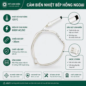 Dây Cảm Biến Nhiệt Bếp Hồng Ngoại Màu Trắng chất lượng cao.