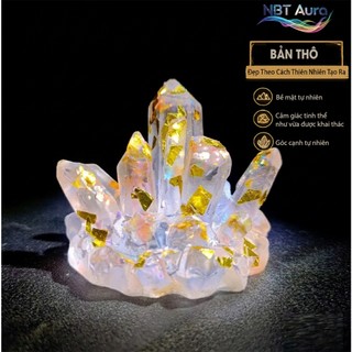 Tinh Thể Vàng Gold Ánh Kim - Golden Vein Luxury Crystal