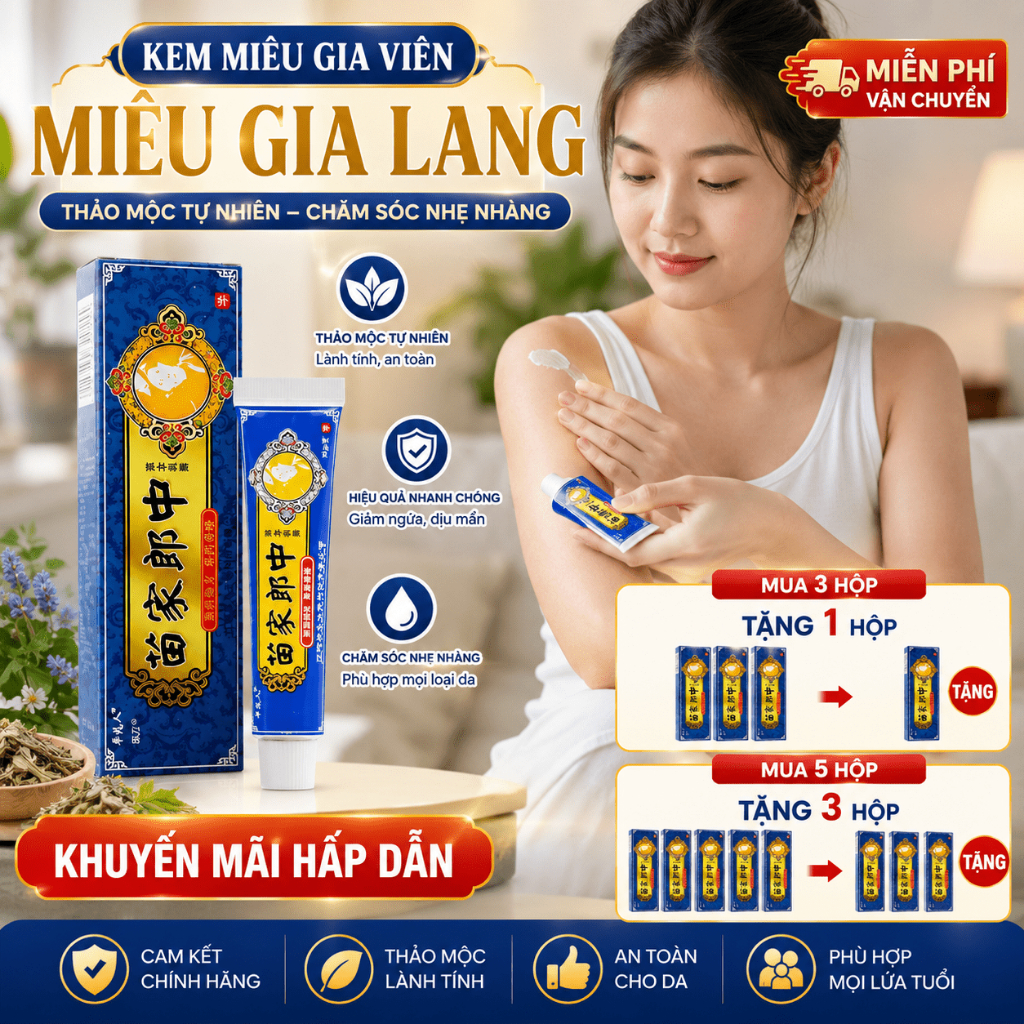 Kem Bôi Da Miếu Gia Viên - Dưỡng Da, Hỗ Trợ Các Vấn Đề Da Khô, Nám, Vảy Nến - Thảo Mộc Tự Nhiên 15g